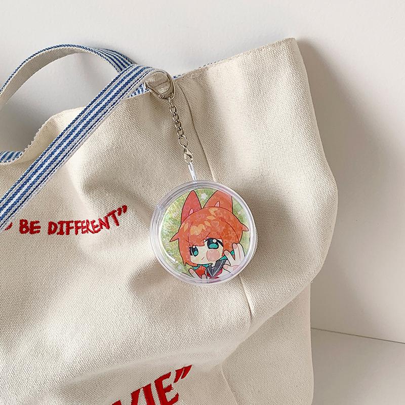 Transparent Badge Clip Bag 58cm 75cm With Keychain Waterproof For Office Student Conference Tag Card