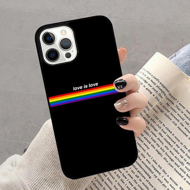 Autumu Gay Lesbian LGBT Rainbow Pride Phone Case Cover for iPhone 17 Air 16 16e 15 12 11 13 14 Pro Max Plus Coque