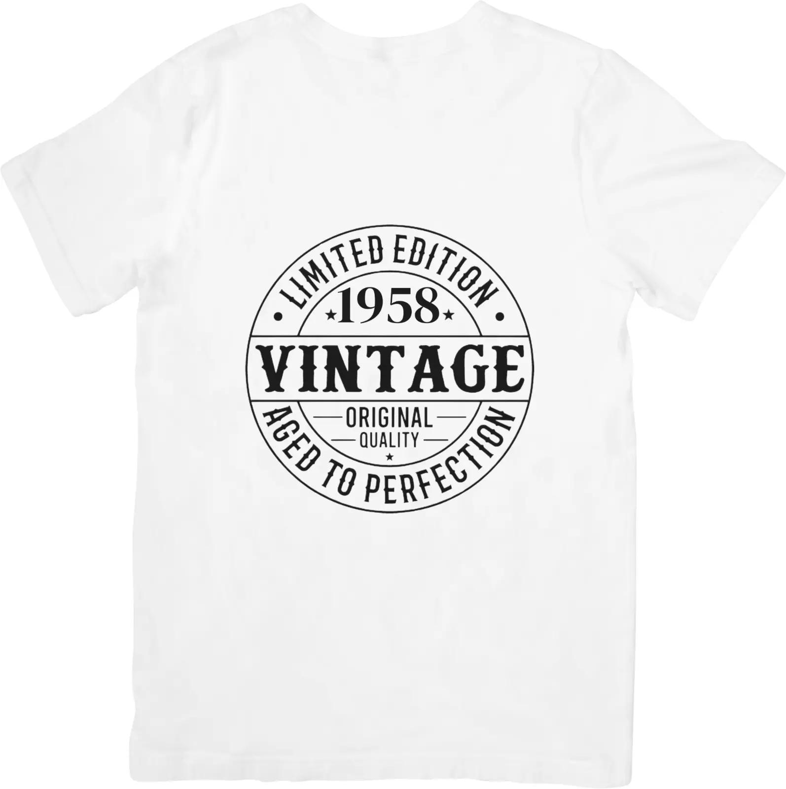 

Персонализированная мужская, женская футболка с любым годом для вечеринки, винтажная, ретро, подарок, футболка XL