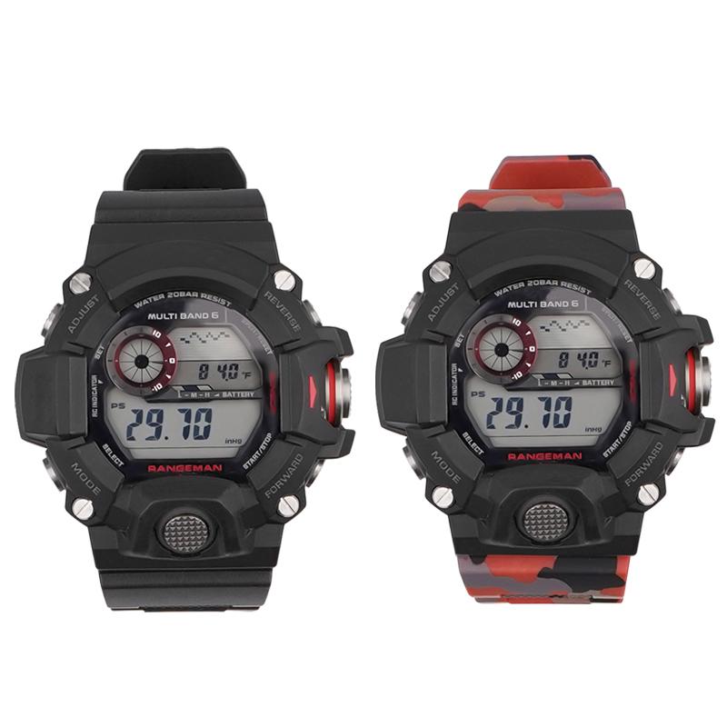 Resin Silicone Strap for Casio G-SHOCK RANGEMAN GW-9400 GW-9300 Men Camouflage Rubber Sport Waterproof Band Watch Accessories