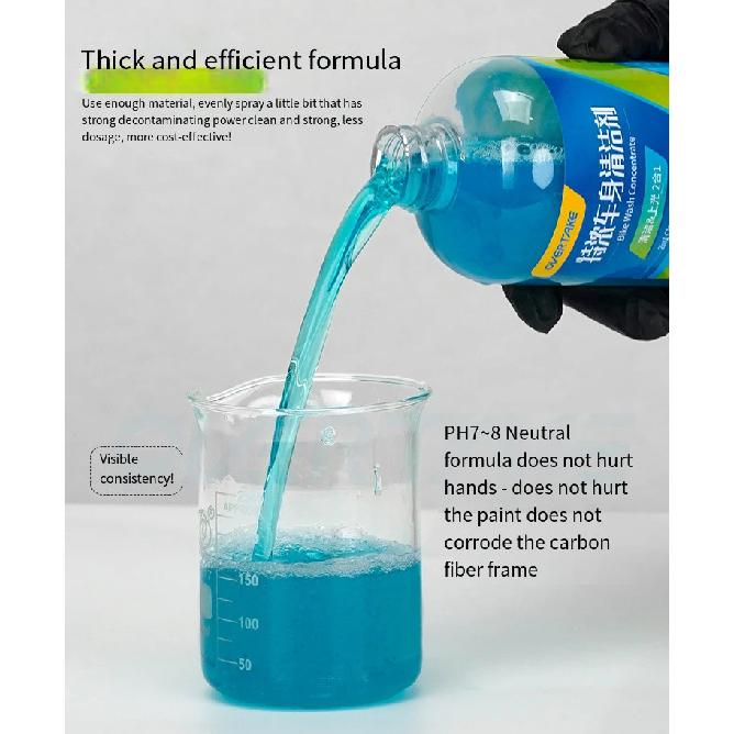 Mountain Road Bicycle Wash Fluid Carbon Fiber Frame Body Oil Cleaning Neutral Foam Cleaner Bicycle Neutral Deep Cleaner