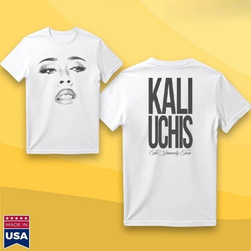 NEW Kali Uchis Sincerely Tour Merch  Face Reprint T-Shirt Unisex T-Shirt L