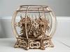 Ugears Aquarium 70155 Wooden Puzzle No Glue or Tools Required 3D Puzzle for Adults Model