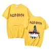 Rock Band The Acid Bath Demos Album Double Sided Print T-shirts Men Vintage Gothic T Shirt Summer Male Casual Oversized Tshirt