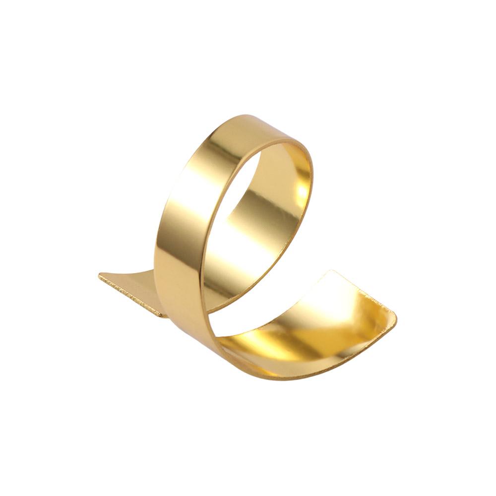 Gilded Napkin Ring Zinc Zinc Alloy Metal Wedding Towel Rings Durable Napkin Holder Party