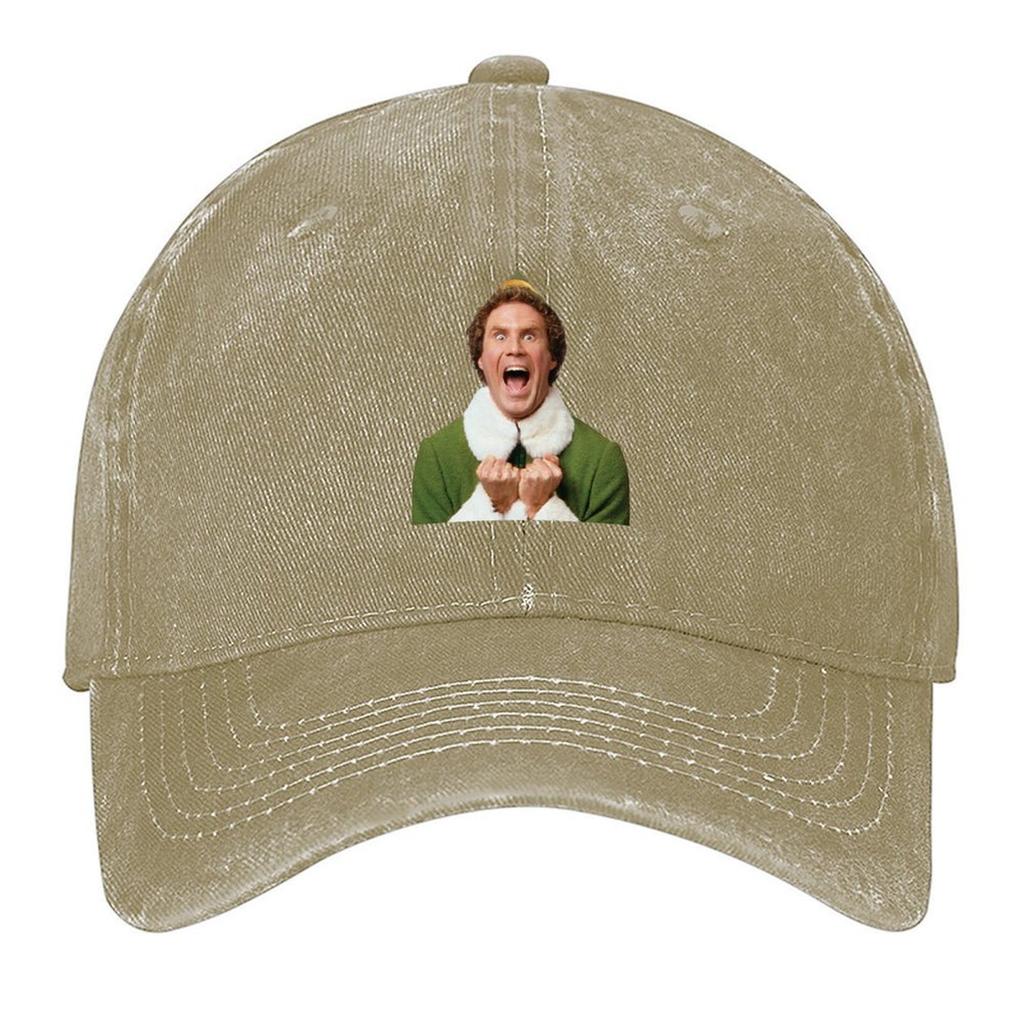 2026 Buddy The Elf Funny Baseball Cap Winter Hat Rave Beach Hat Golf Women's Golf Clothing Men's