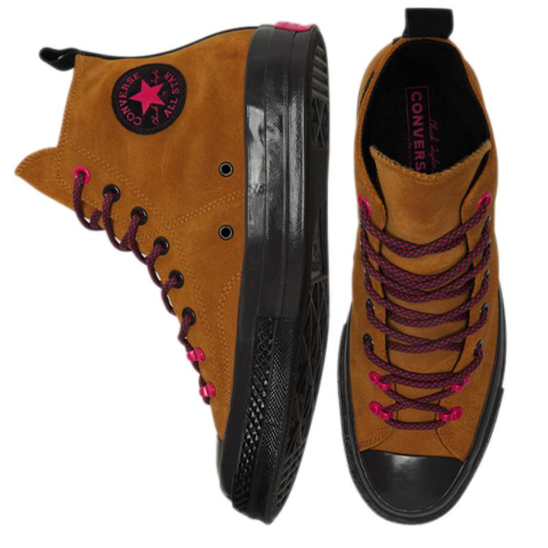 Converse 1970s Comfortable and Versatile Trend High-top Canvas Shoes Unisex Khaki Brown