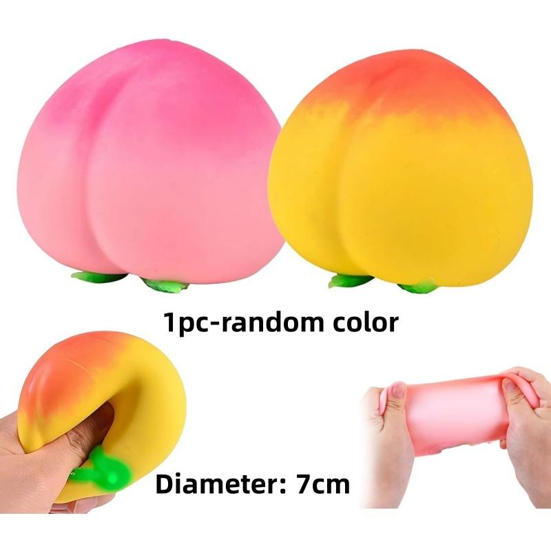 Brinquedos Fruta Squishy Morango Realista Pitaya Pêssego Durian Manga Bola de Apertar Macia Fidget Alívio do Estresse para Adultos Crianças