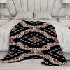 Paisley Pattern Blanket Microfiber Flannel Cover Blanket Bedroom Living Room Sofa Soft And Comfortable Home Decoration