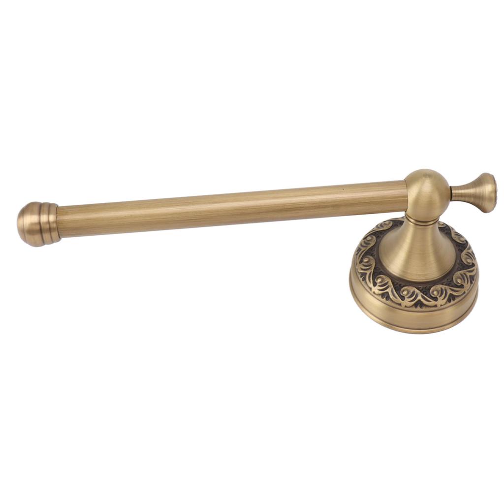 Brass Toilet Paper Holder Antique Vintage Wall Mount Tissue Roll Bar Bathroom Accessories