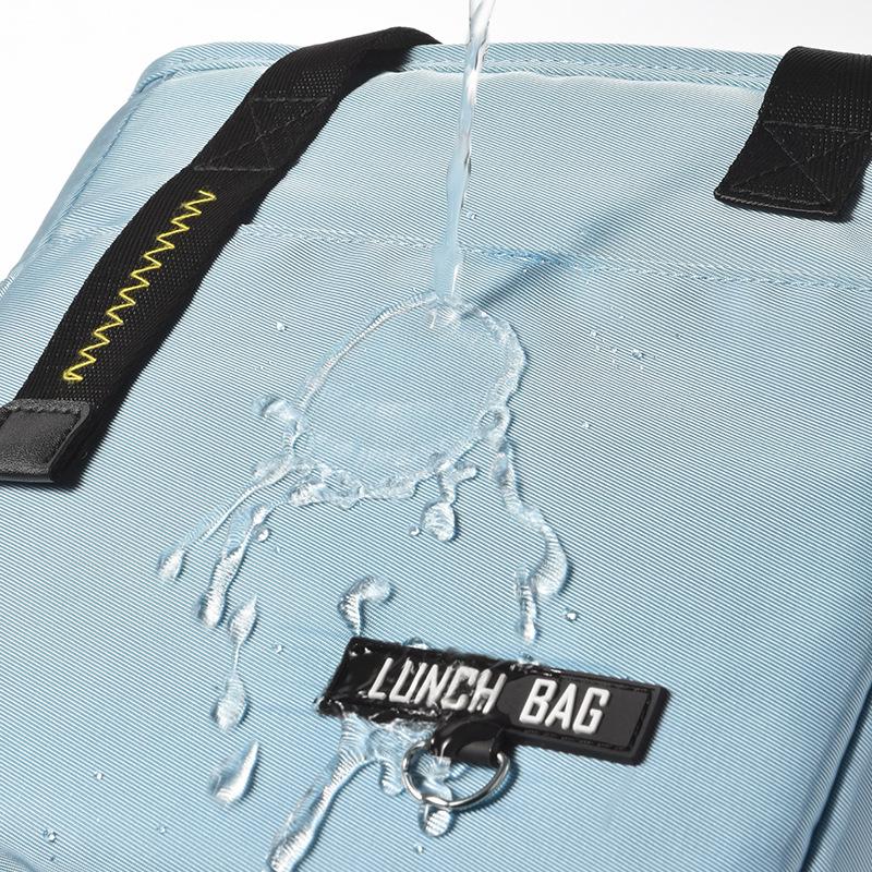 Beilian PEVA Insulated Lunch Bag for Office Workers, Waterproof High-Capacity Handheld Lunch Box with Ice Pack.