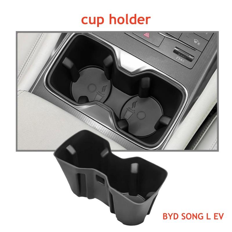 For BYD SONG L EV 2024 2025 Armrest Storage Box Cup Holder 2025 2024 Car Interior Accessories