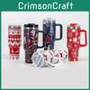 Creative Meoky 5d Christmas 40oz Cup Stainless Steel Vacuum Cups With Straw