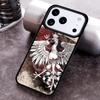 Poland Flag Phone Case for iPhone 17 16 15 Pro Max Air 14 13 12 11 Plus Shockproof Capa Cover
