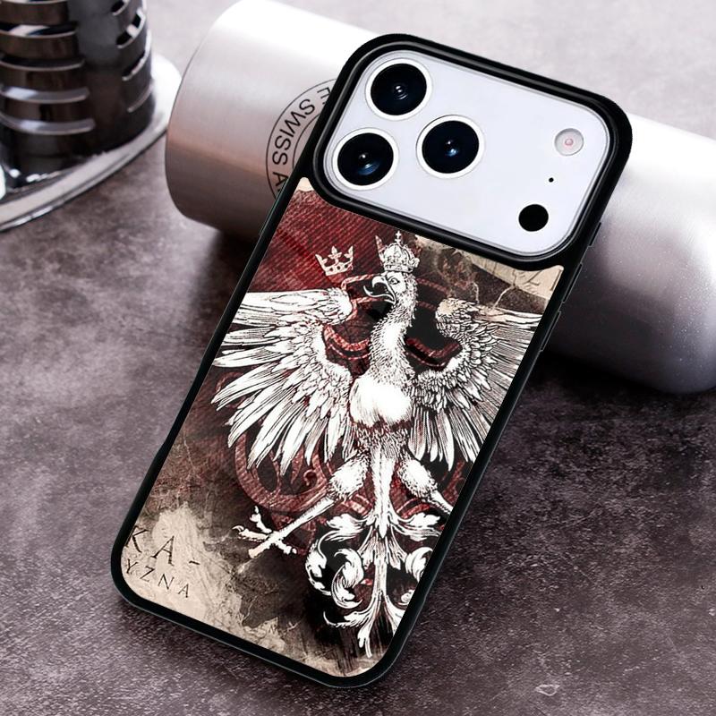 

Poland Flag Phone Case for iPhone 17 16 15 Pro Max Air 14 13 12 11 Plus Shockproof Capa Cover iPhone 16 Pro