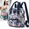 Fashion Floral Pattern Female Small Backpack Pretty Style Girls Shopping Backpack  Fabric Daypack Backpack SAC