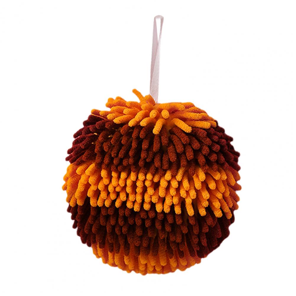 

Handball Towel Absorbent Quick-drying Thickened Chenille Fabric Towels Colorblock Reusable Kitchen Bathroom Cleaning Wipe Towel коричневий