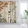 3D Tree Scenery Shower Curtains Bathroom Curtains High Quality Waterproof Polyester Bath Curtain with 12 Hooks for Home Decor