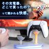 EGGSLINER GAMES PS5 Controller Charging Simultaneous Charge for Two DualSense Fast LED Indicator PlayStation 5 Black Stand, Controllers, Compatible,