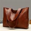 Retro Vegan Shoulder Bag Women's Casual Handbag for Commute