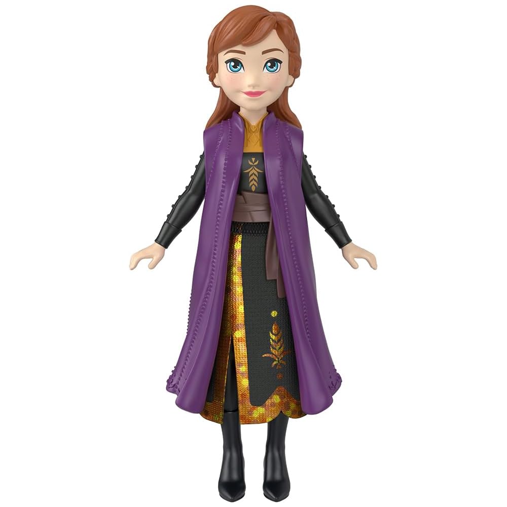 

Mattel Disney Frozen Anna Mini Doll Dress-Up Toy for Ages 3 and Up