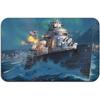 Funny Indoor Door Mat Abstract, World of Warships Islands, Home Decorative Welcome Doormat 24X16 in