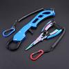 Aluminum Fishing Pliers With Fish Grip Tool Set Lure CNC Machined 6061 Alloy Multi-Color Options
