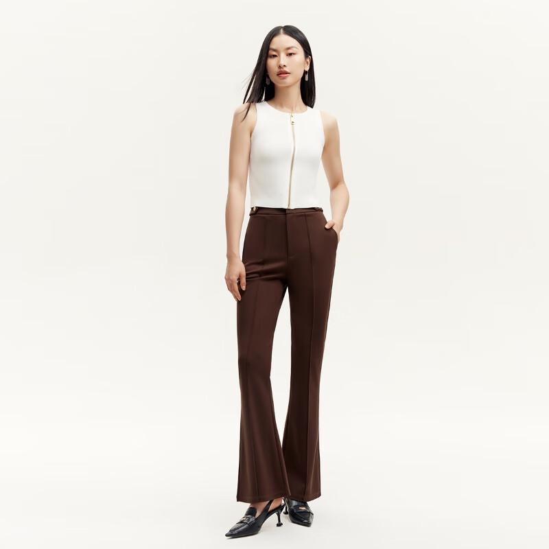 VEROMODA Women's High-Waist Flared Casual Pants