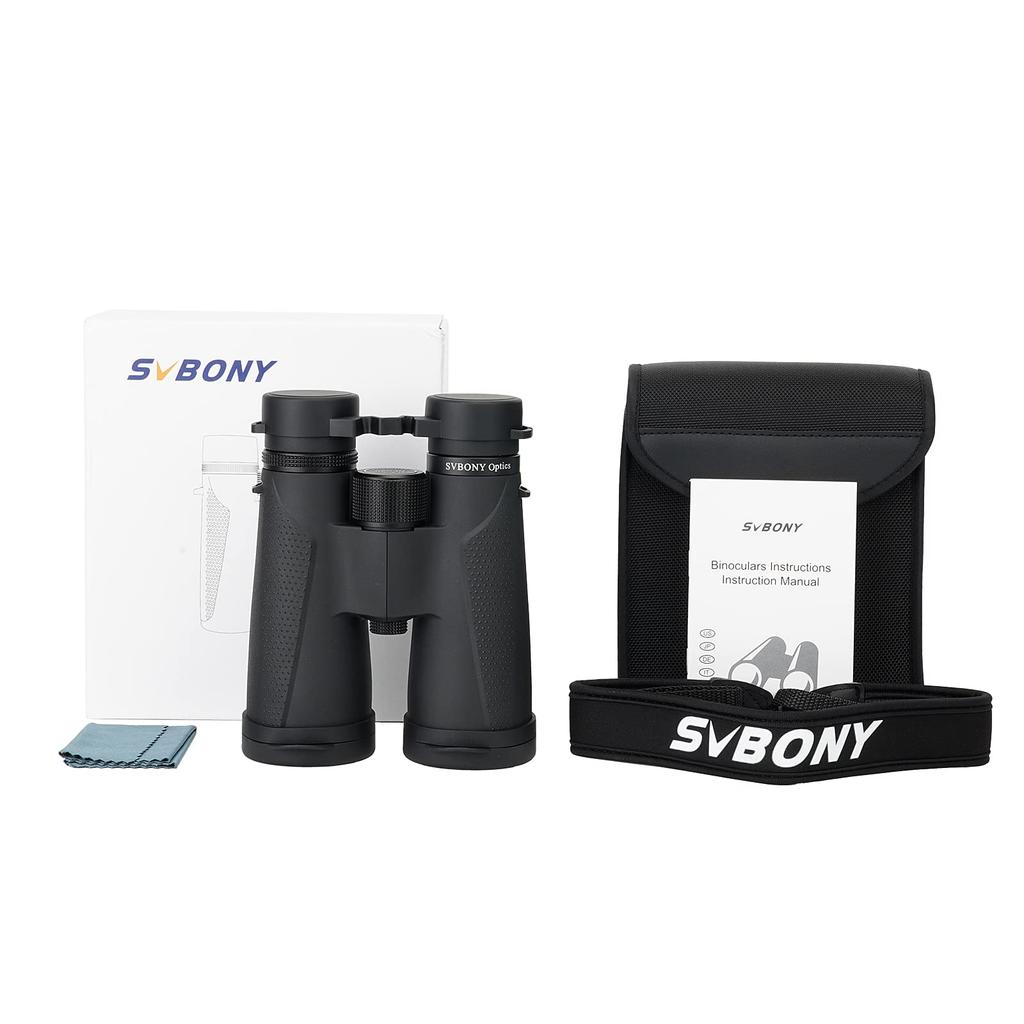 SVBONY SV202 Binoculars 10x 50 Large Aperture Telescope High Magnification Prism ED Glass Shockproof FMC Full IPX7 Waterproof Wild Bird Watching
