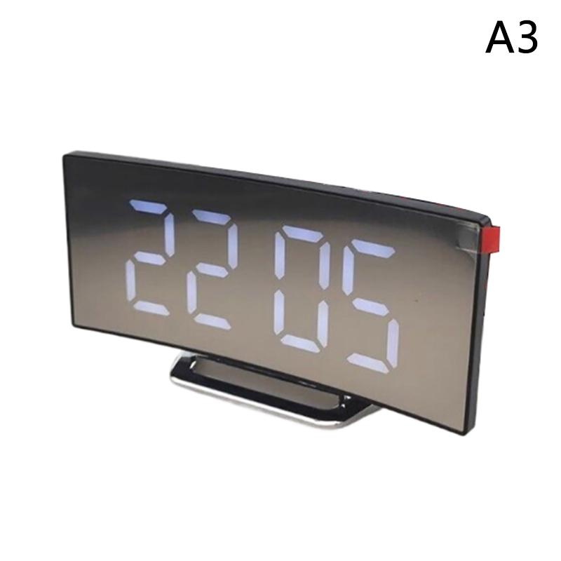 Screen Digital Clock Led Alarm Clock Bedroom Electronic Desktop Clock With Temperature Display Adjustable Brightness 12/24 Hours