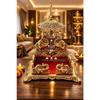LABHCART Metal Krishna Sihasan, Laddu Gopal Singhasan for Home and Office Metal Home