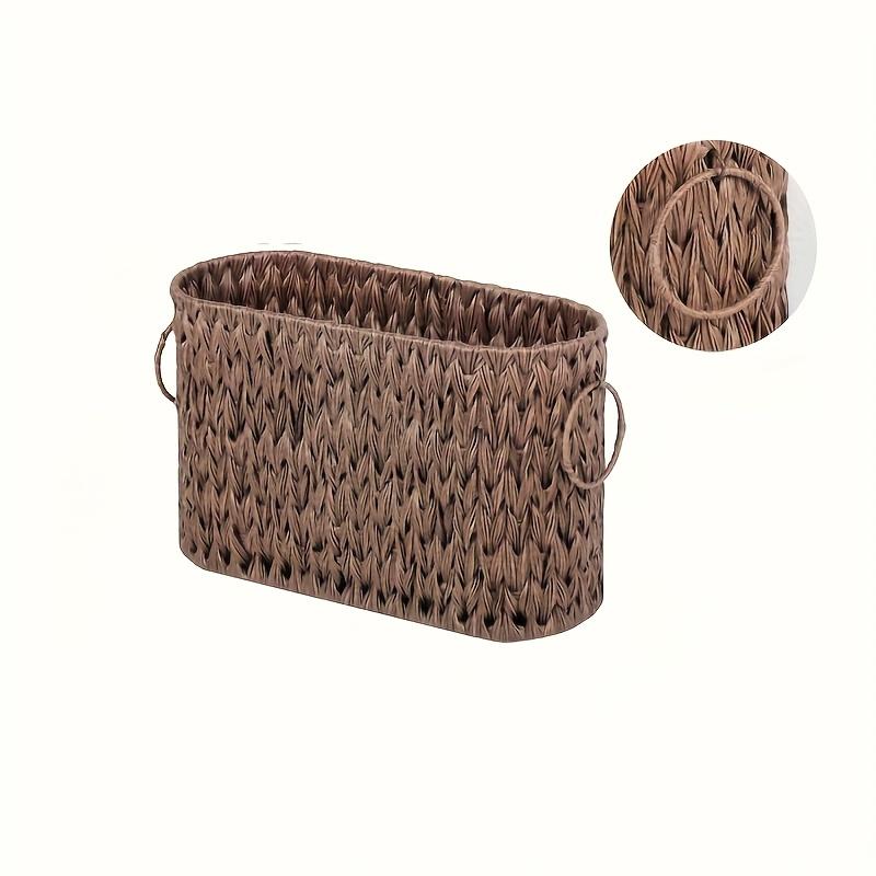 Home Handmade Basket Rattan Basket Plastic Bedroom Storage