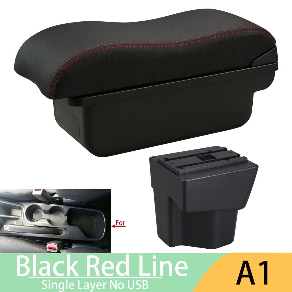 For KIA Rio 3 armrest box KIA K2 X-line Rio 3 2011 2012 2013 2014 2015 2016 car armrest accessories interior Storage box