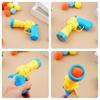 Katzen Spielzeug Ball Werfer Plüsch Pompon Kanone Interaktives Haustier Spielzeug Hohe Sprungkraft Bälle Kausicher Reizangel für Indoor Heimspiel Werkzeug