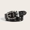 Retro Men'S Belt Bohemian Style  Personalized Belt For Men Women Punk Rock Y2K Belts - For Jeans, Dresses & Casual Wear