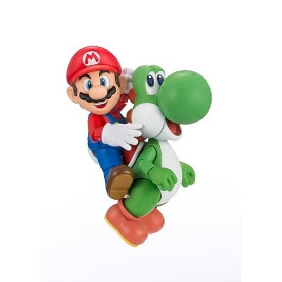 TAMASHII NATIONS S.H. Figuarts Super Mario Yoshi (SUPER MARIO) approximately 110mm ABS PVC painted movable figure
