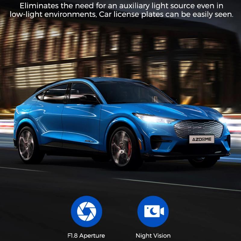 3-kanals bil-DVR Dashcam 4K-kamera GPS WiFi för fordons Dashcam Svart Box Videobandspelare Registrator Nattseende Biltillbehör