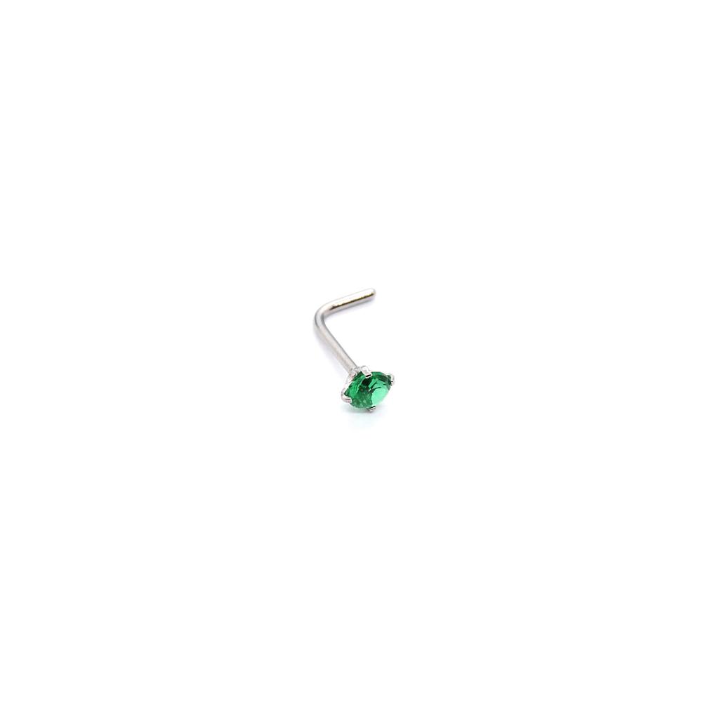 Straight Nose Stud L Nose Stud 5-character Nose Stud European and American Puncture Jewelry, Nose Ring
