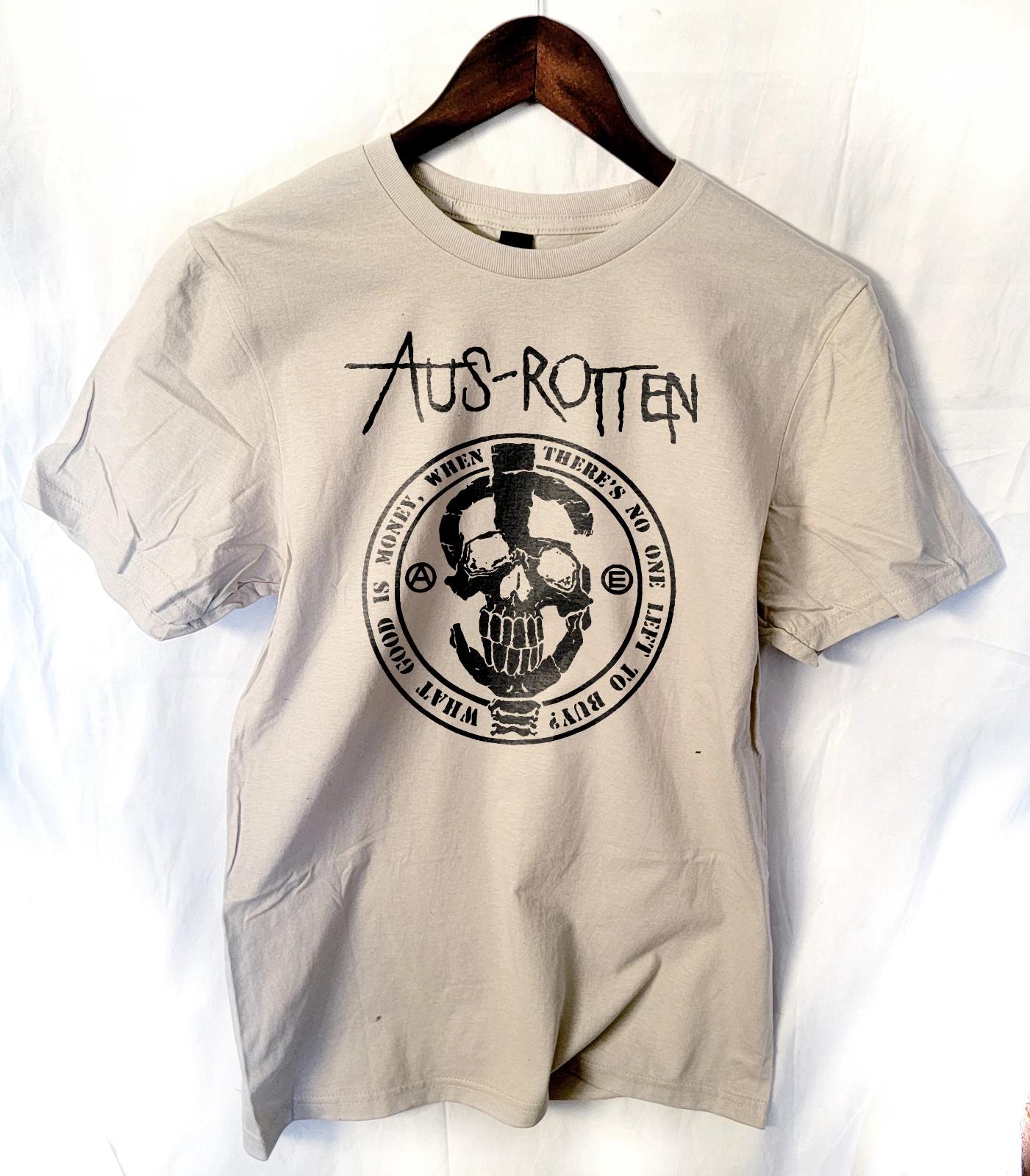 Aus-Rotten band t T-Shirt punk hardcore M