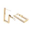 Fashion Geometric Zircon Earrings Women's Jewelry
