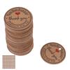 100pcs Brown Handmade Hang Label Wedding Favor Gift Dessert Tags Jewelry Price Tag #2