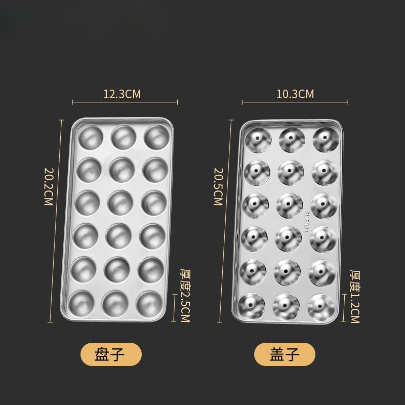 

Форма для льда из нержавеющей стали 304, бытовой контейнер для льда с крышкой, форма для кубиков льда, быстрозамороженные кубики льда, форма для льда в виде артефакта