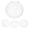 Hanging Hydroponic Vase Clear Glass Wall Mounted Terrarium for Lucky Bamboo Plant Propagation Small Fish Bowl Indoor Decor