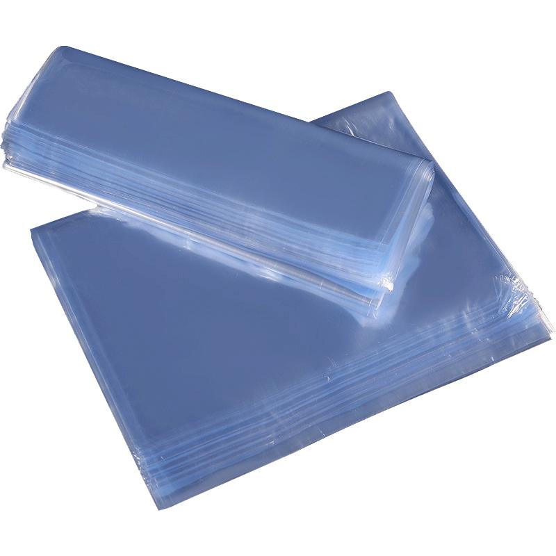 1kg Folia termokurczliwa PVC Pogrubiona Cylindryczna Folia Plastikowa do Zgrzewania Może Być Używana z Domową Suszarką do Włosów do Pakowania Książek/prezentów Folią Termokurczliwą