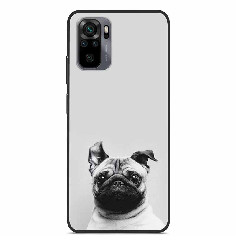 Dla Xiaomi Redmi Note 10S Case silikonowa tylna okładka etui na telefony dla Xiaomi Redmi Note10T 2021 miękki futerał uwaga 10S 10T 10 T S Coque