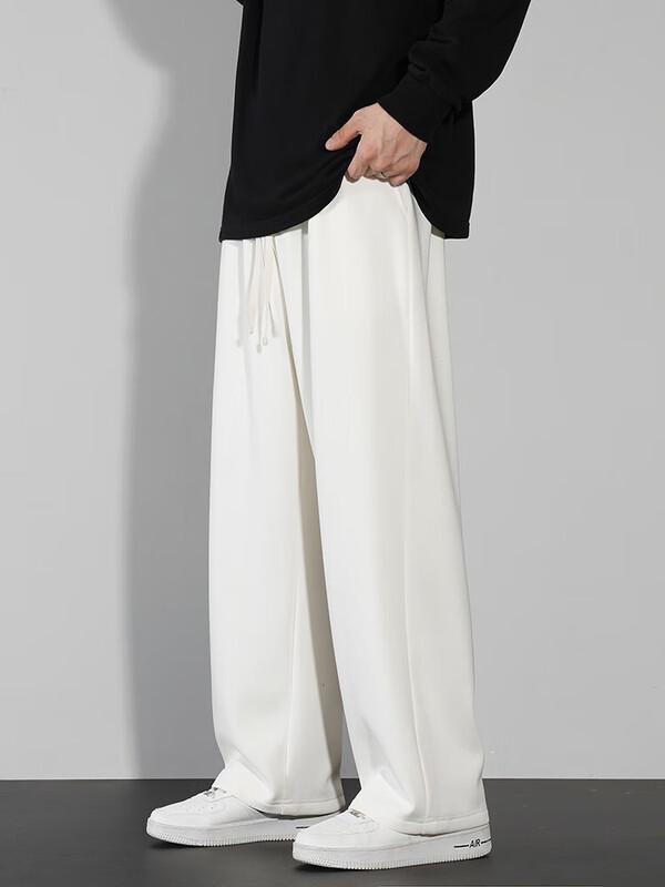 Dingfengbaoluo Men's Loose Straight-Leg Sport Pants