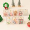 Dollhouse Simulation Christmas Candy Cookies Gift Box Model Dollhouse Kitchen Dessert Decoration Dolls House Food Accessories