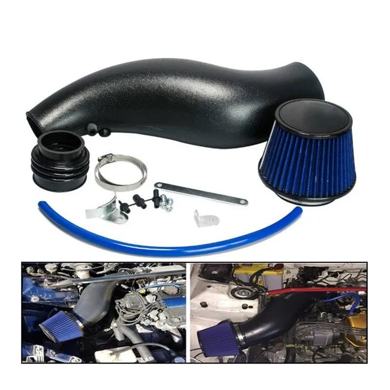 Cold Air Filter Intake Pipe Kits Power High Flow Car Plastic Air Filter Air Intake Pipe For 92-00 Honda Civic EG EK Auto Parts
