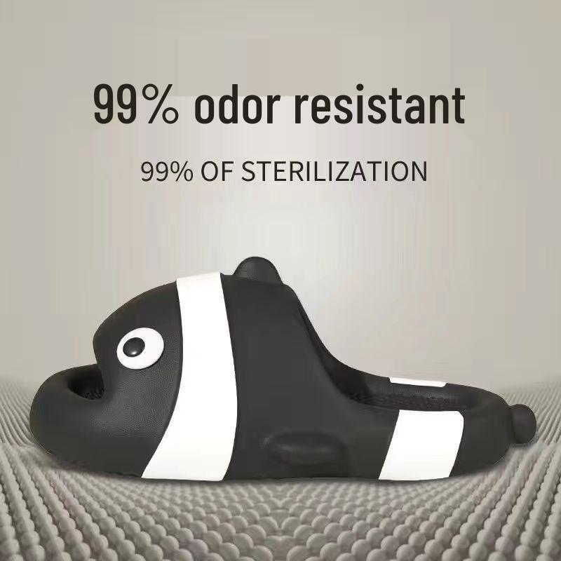 Clownfish Kids' Cartoon Slippers - Non-Slip Indoor Summer Footwear for Boys, Girls & Parent-Child Families