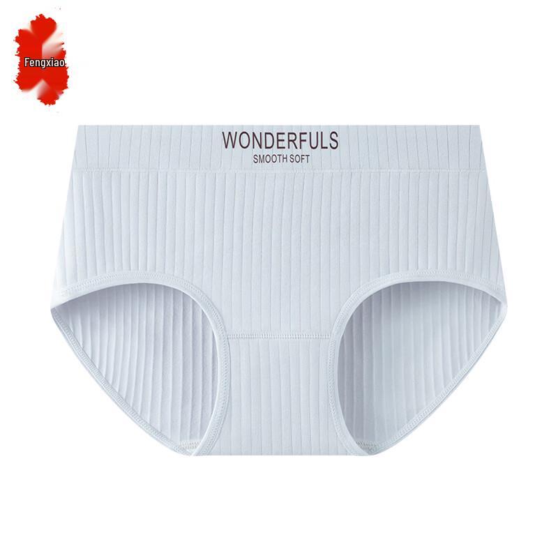 

Women s Pure Cotton Seamless Mid-Waist Briefs L